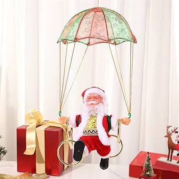 PAPÁ NOEL PARACAÍDAS GIRATORIO