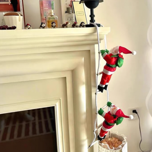 PAPA NOEL ESCALERA COLGANTE