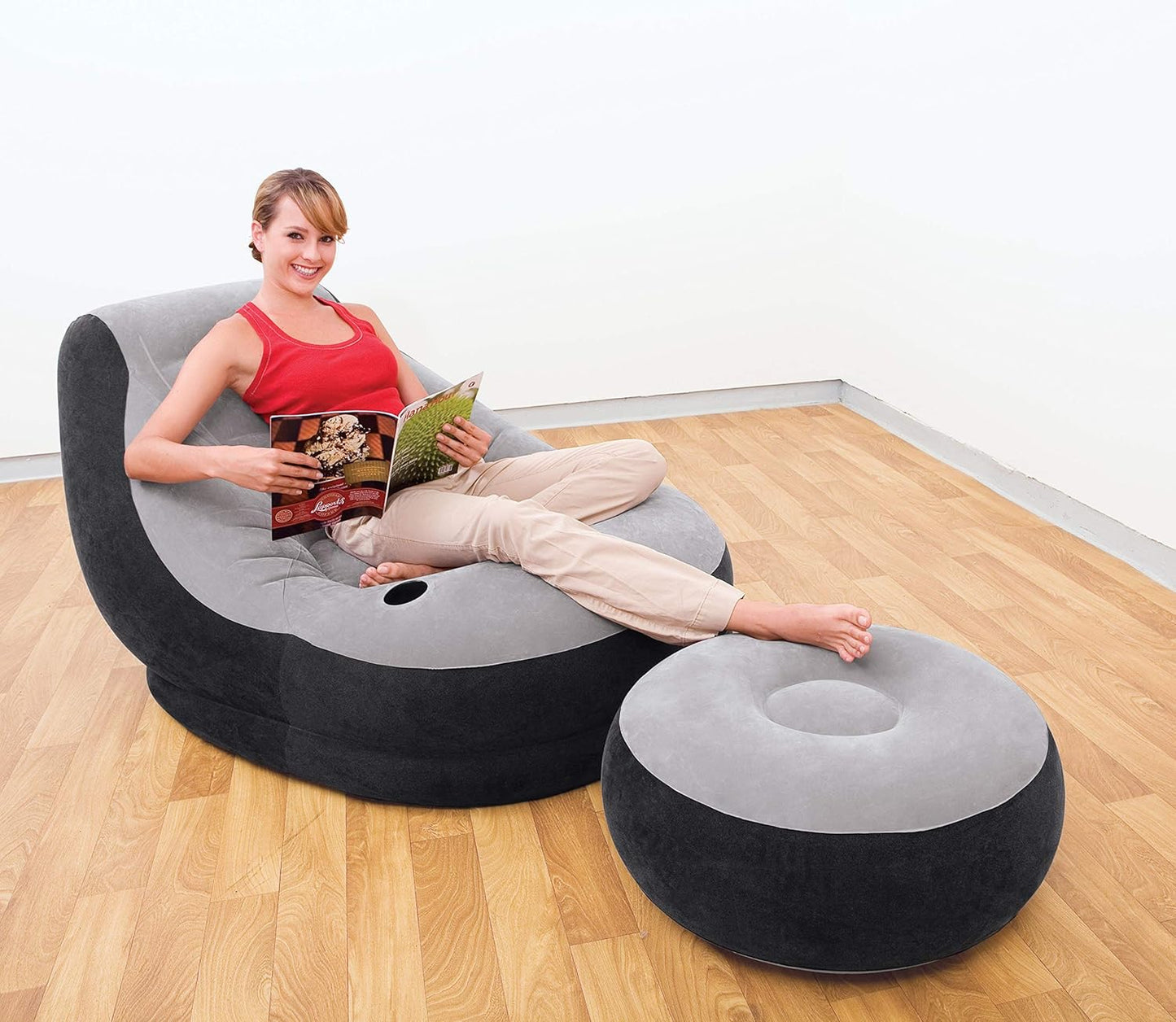 Sillon inflable + otoman