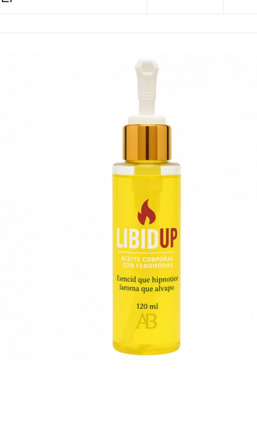 ACEITE CORPORAL CON FEROMONAS LIBIDUP 120ML (MUJER)