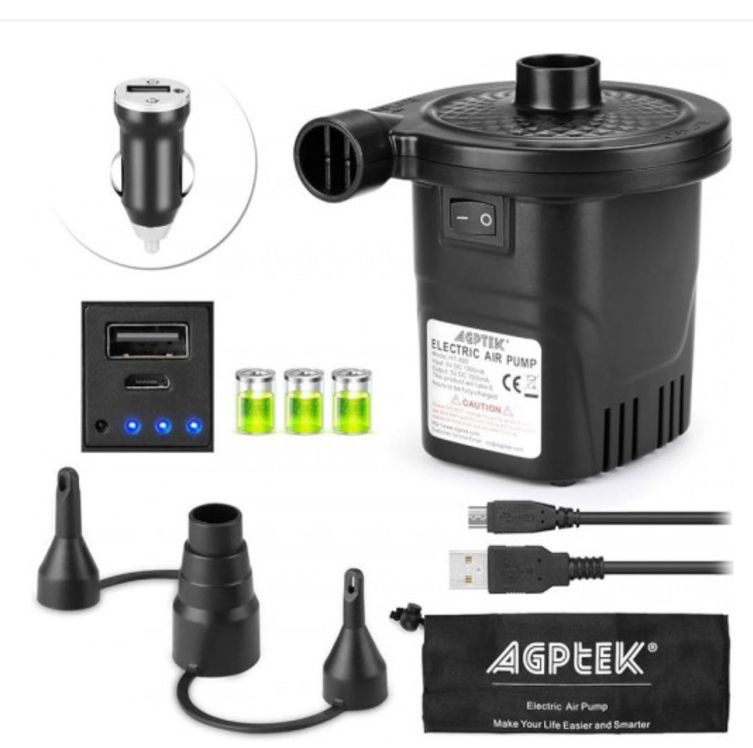 🔋 BOMBA INFLADORA DE AIRE RECARGABLE