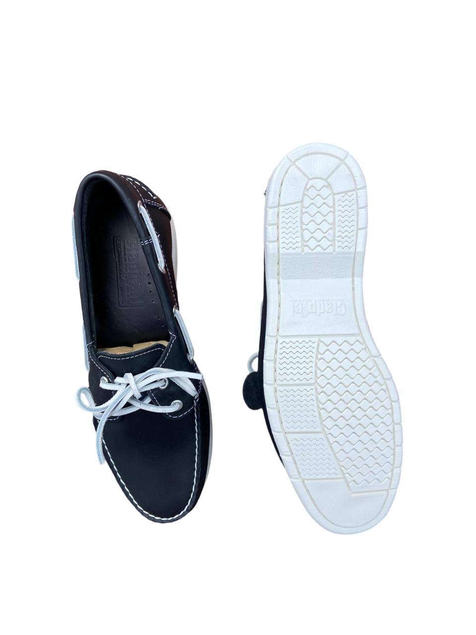 Zapato tipo nautico en piel