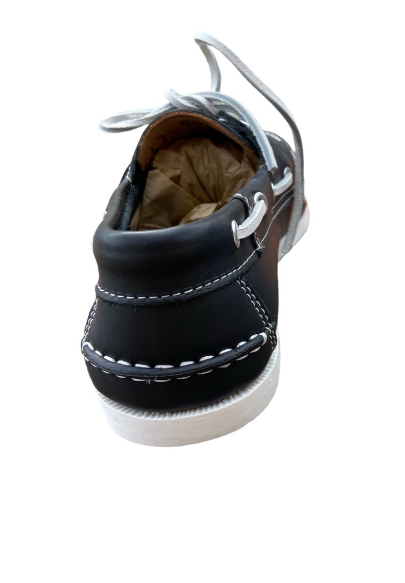 Zapato tipo nautico en piel