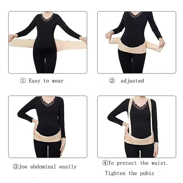 FAJA DE MATERNIDAD CON TIRANTAS AJUSTABLES