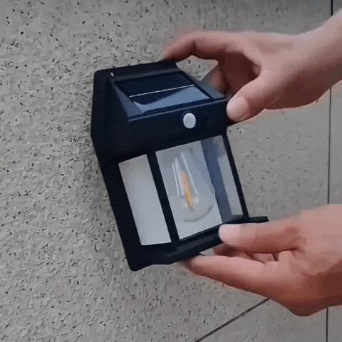 🌞 LÁMPARA SOLAR DE PARED – ILUMINACIÓN POTENTE SIN GASTAR ELECTRICIDAD