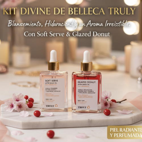 KIT TRULY + HIDRATANTE (ROSADO Y MORADO)