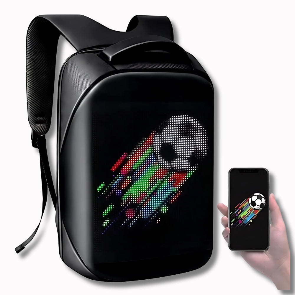 🎒✨ MOCHILA CON PANTALLA LED – ESTILO QUE LLAMA LA ATENCIÓN