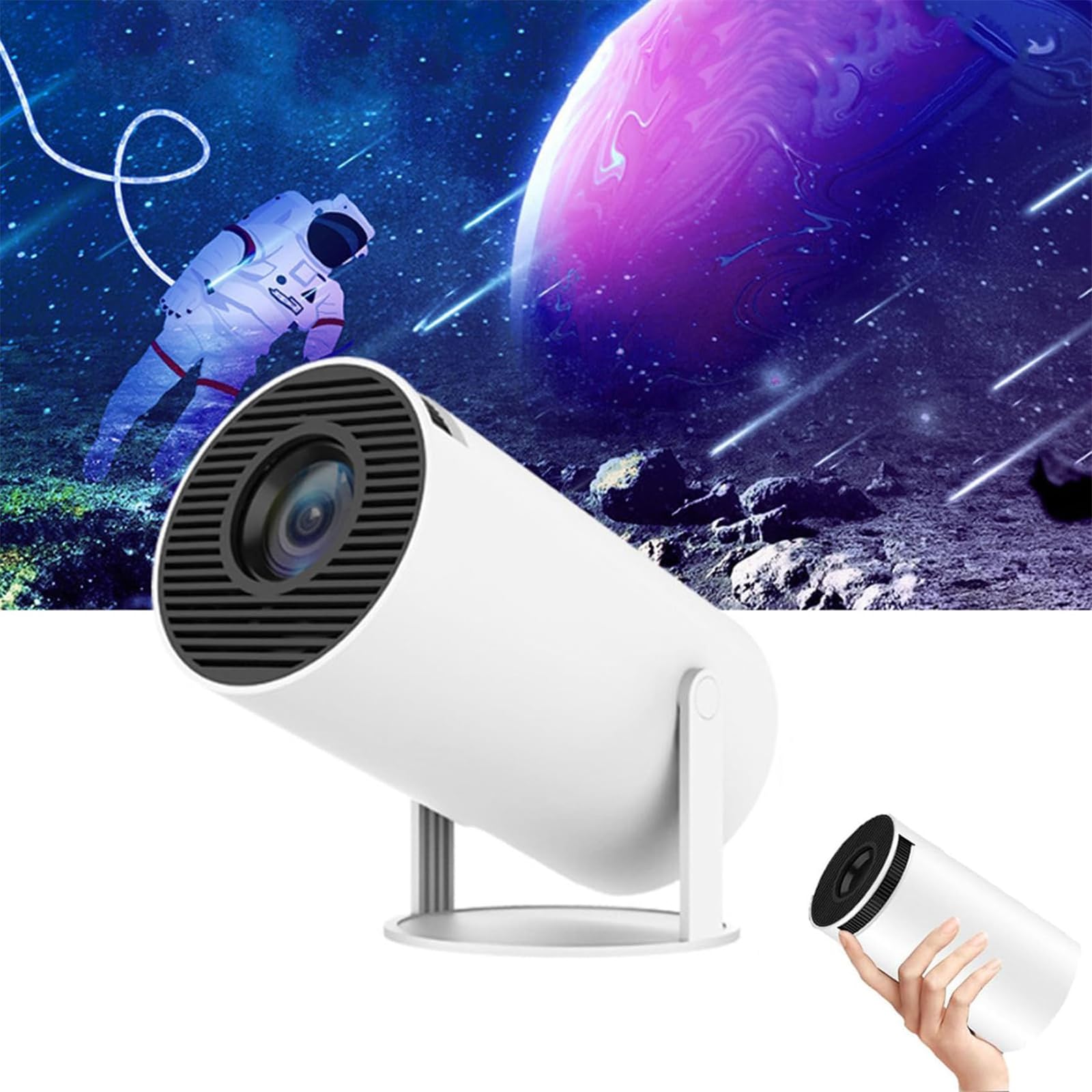 MINI PROYECTOR 4K 1080P PORTÁTIL, WIFI, PROYECTOR INTELIGENTE