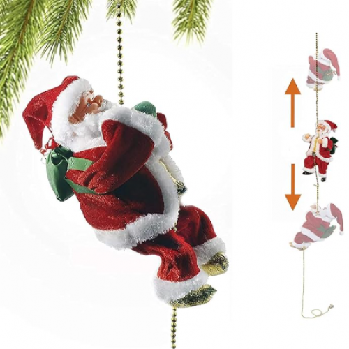 PAPÁ NOEL ESCALADOR ELÉCTRICO MUSICAL