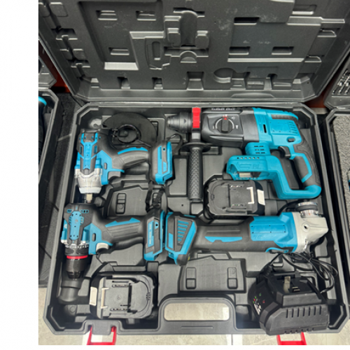 🔧 SET DE HERRAMIENTAS 5 PZ PORTÁTIL – POTENCIA Y VERSATILIDAD EN UN SOLO KIT